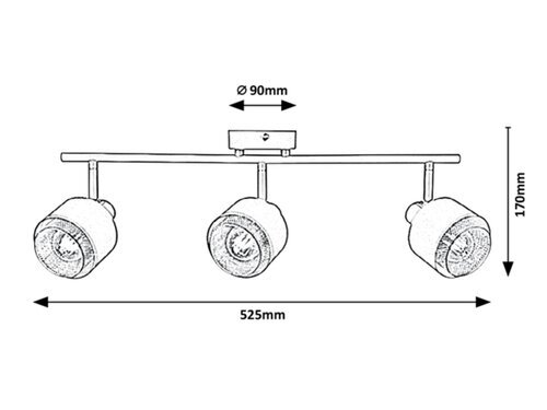 Rabalux Spot rasveta Fedora 3549