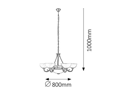 Rabalux Lusteri Marlene 8546