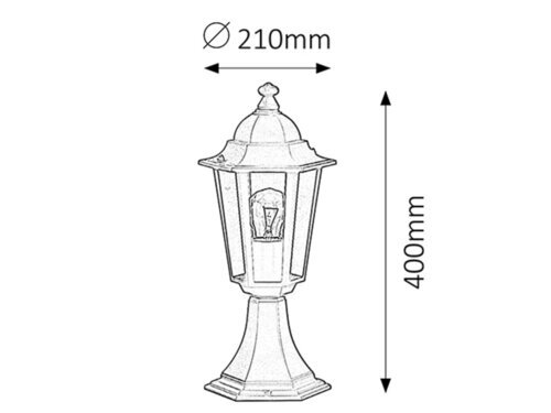Rabalux Spoljna podna rasveta Velence 8206