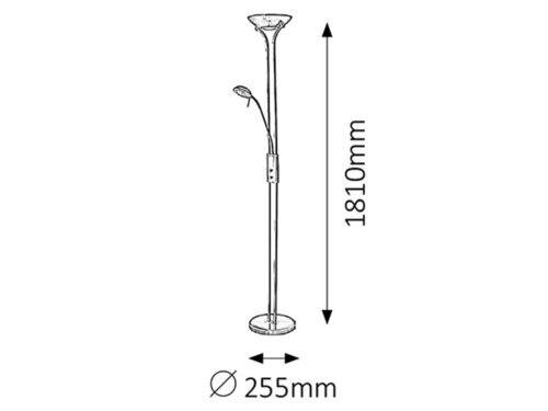 Rabalux Podne lampe Beta 4075