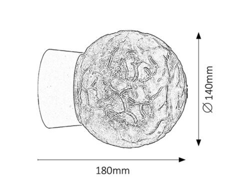 Rabalux Zidne lampe Grace 2431