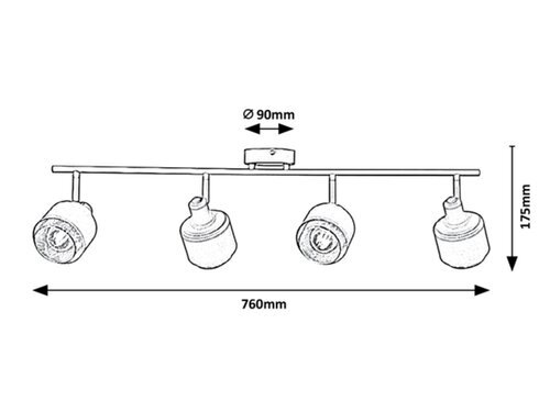 Rabalux Spot rasveta Fedora 3550