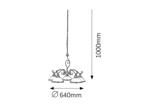 Rabalux Lusteri Elisett 2755