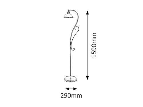 Rabalux Podne lampe Elisett 2758