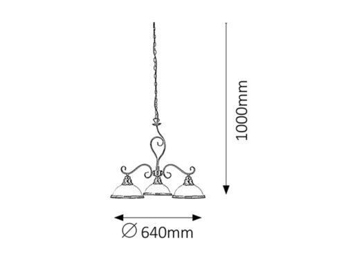 Rabalux Lusteri Elisett 2753