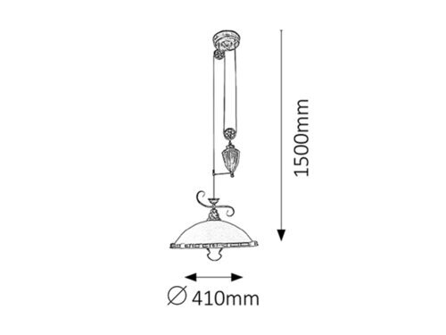 Rabalux Lusteri Elisett 2756