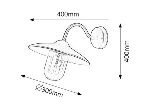 Rabalux Spoljna zidna rasveta Vigo 8686