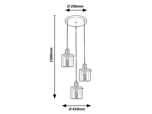 Rabalux Visilice Donati 5223
