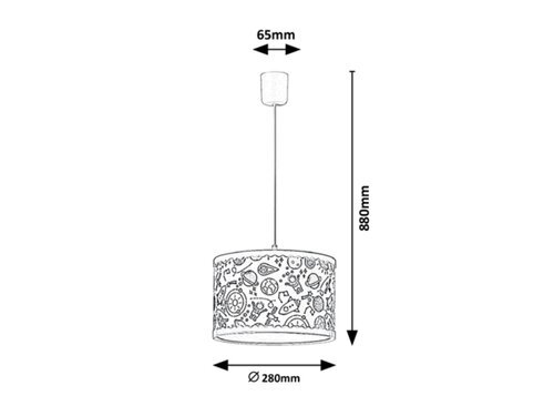 Rabalux Dečija rasveta Hanka 3080