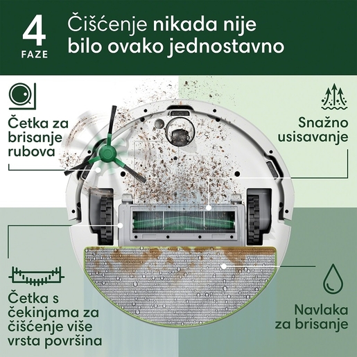 iRobot robotski usisivač Roomba Combo 105 Y351240 + AutoEmpty