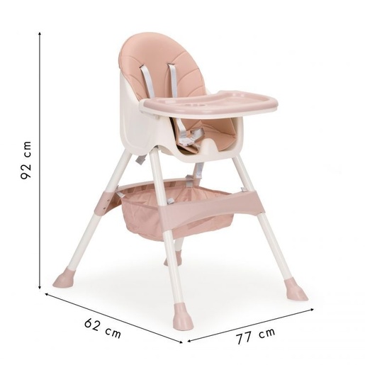 Eco Toys Stolica za hranjenje 2U1  HC-823 PINK