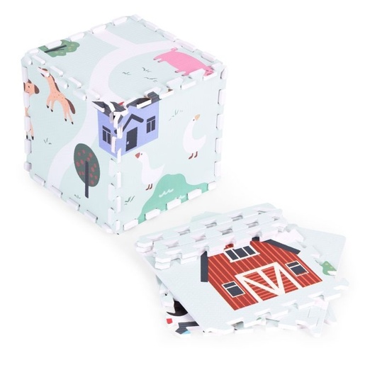 Eco Toys Velika podloga za igru Eva Foam Farma ECOEVA020