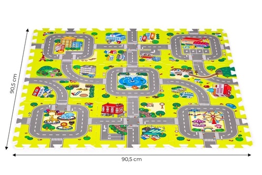 Eco Toys Podloga za igru City 9 Elemenata 0395