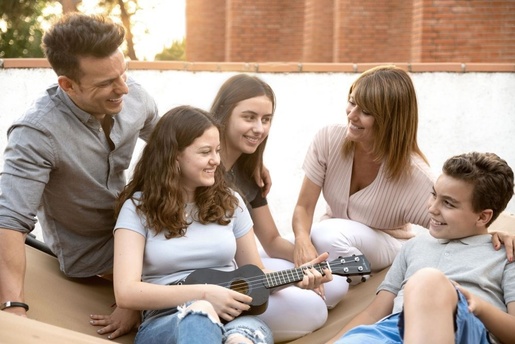 Eco Toys Ukulele gitara za decu 4 žice MF019D BLACK