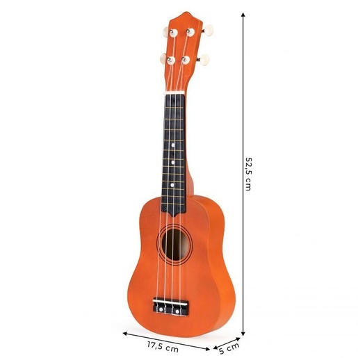 Eco Toys Ukulele gitara za decu 4 žice MF019E BROWN