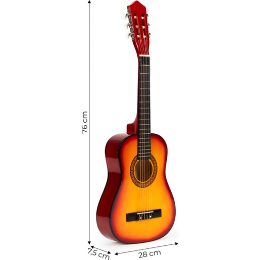 Eco Toys Velika drvena gitara za decu Natural HX18022-30