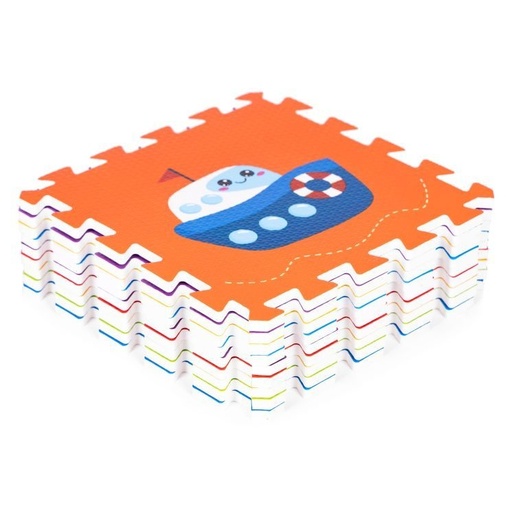 Eco Toys Podloga za igru Puzzle Vehicles 9 Elemenata 0392