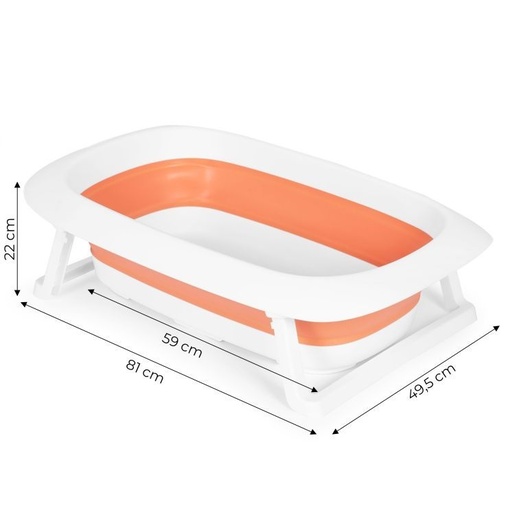 Eco Toys Sklopiva kadica za bebe Cow HA-B31 ORANGE