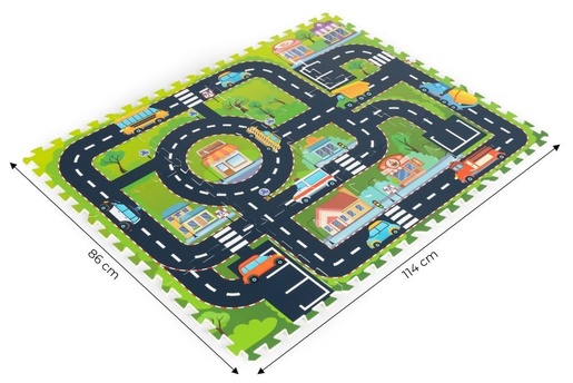 Eco Toys Podloga za igru Puzzle City 0121