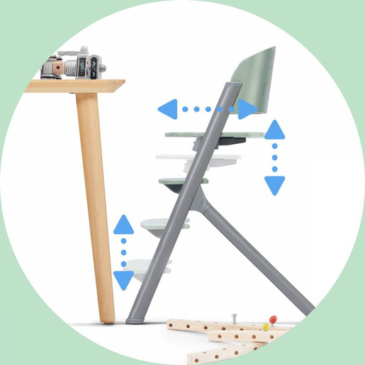 Kinderkraft Stolica za hranjenje Livy Olive Green KHLIVY00GRE0000