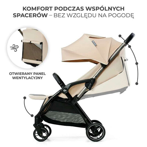 KINDERKRAFT KOLICA APINO - DUNE BEIGE