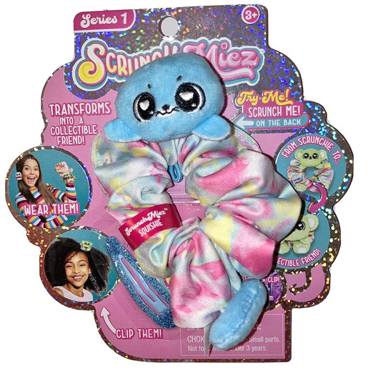 Scrunchmiez SCRUNCHMIEZ Gumica za kosu sa plišanim ljubimcima manja