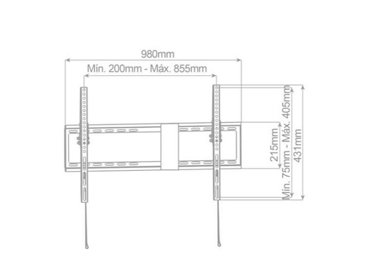 Holmios 55021, 43 - 90, Zidni TV Nosač