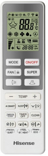 Hisense inverter klima uređaj fresh air white QJ35XJ3A