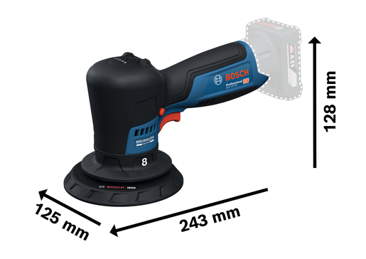 Bosch Professional Aku brusilica za poliranje GPX 12V-125 06019L4100