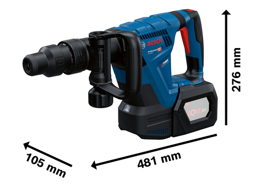 Bosch Professional Akumulatorski elektro-pneumatski čekić za štemovanje sa SDS max prihvatom GSH 18V-5 0611918200