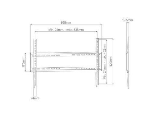 Holmios 55009, 37 - 70, Zidni TV Nosač
