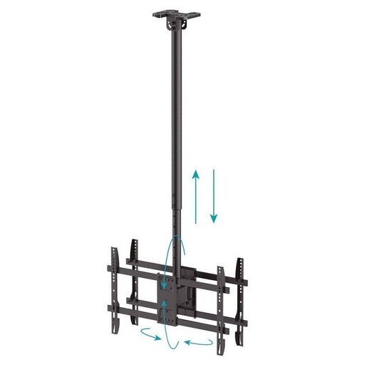 Holmios 55031, 43-86, 2 X 50Kg, Plafonski TV Nosač
