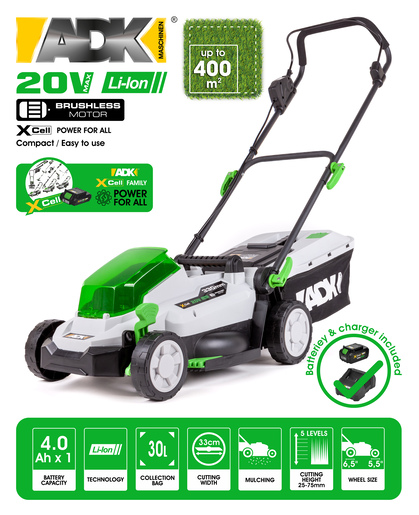 ADK Akumulatorska kosačica 20V SF8A111J