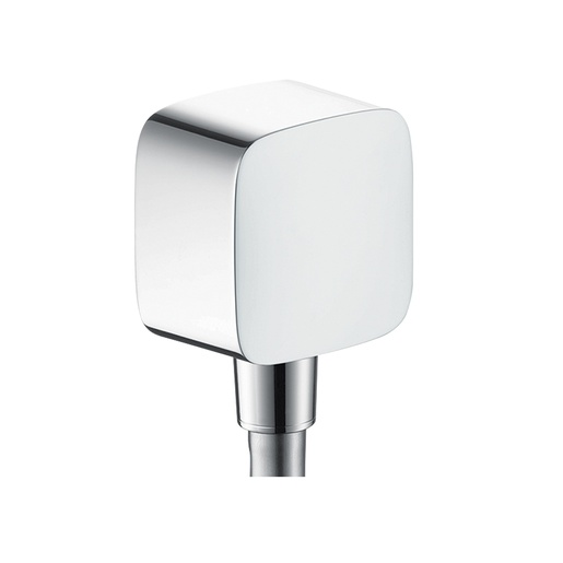 Hansgrohe FixFit SoftSquare Chrome priključak za crevo ručnog tuša sa nepovratnim ventilom 26457000
