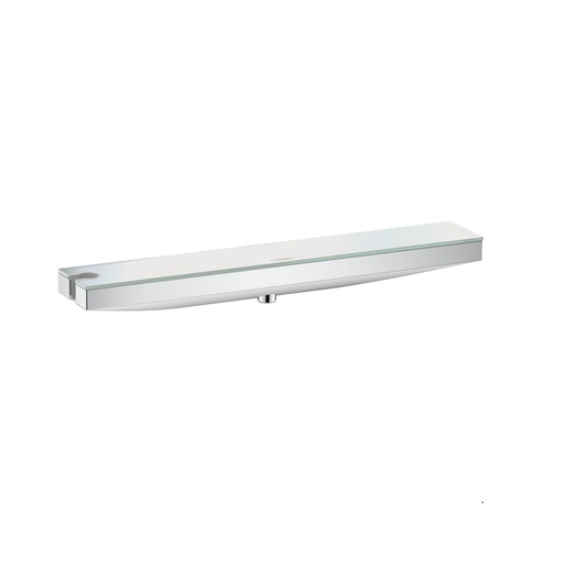 Hansgrohe Rainfinity Chrome zidni priključak za tuš creva sa držačem ručnog tuša levo i policom 26843000