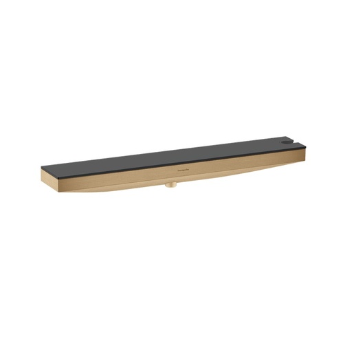 Hansgrohe Rainfinity Brushed Bronze zidni priključak za tuš creva sa držačem ručnog tuša desno i policom 26858140