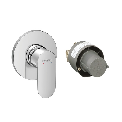 Hansgrohe Rebris S Chrome ugradni set: mešač sa ugradnim telom 72648000