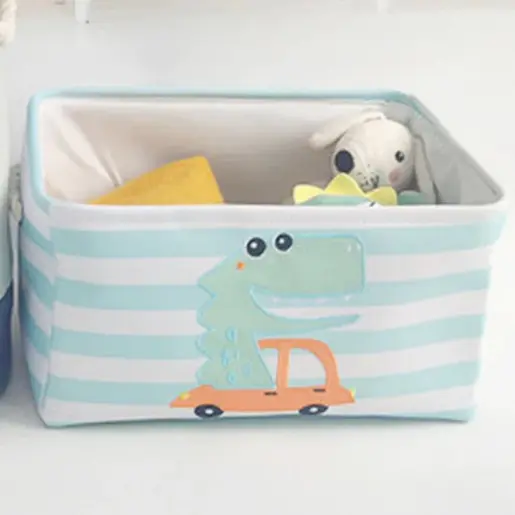 KINDER HOME Sklopiva kutija za odlaganje igračaka i odeće plava GH-KK01