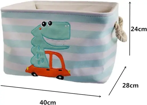 KINDER HOME Sklopiva kutija za odlaganje igračaka i odeće plava GH-KK01