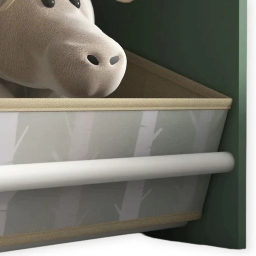 KINDER HOME Ormar za igračke i knjige, crna tabla za pisanje TF-6806