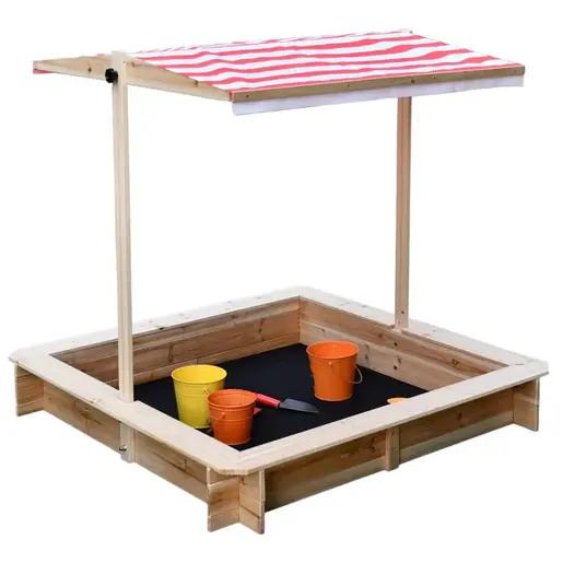 KINDER HOME Dečiji pesčanik sa podesivim krovom sa UV zaštitom C766