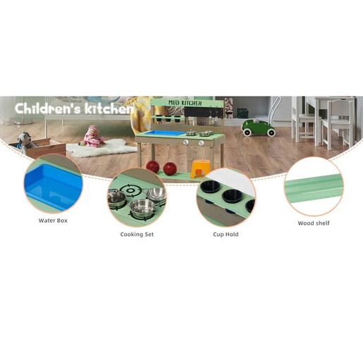 KINDER HOME Dečija drvena kuhinja 2424