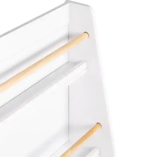 KINDER HOME Dečija polica organizator za knjige i igračke, bela boja TF-6142-V