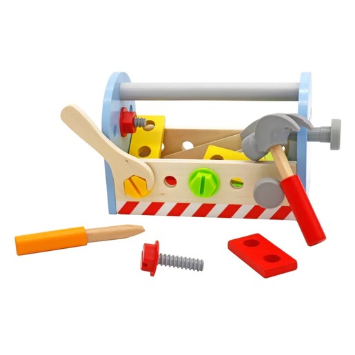 KINDER HOME Drveni alat u torbi,set za igru V03D150