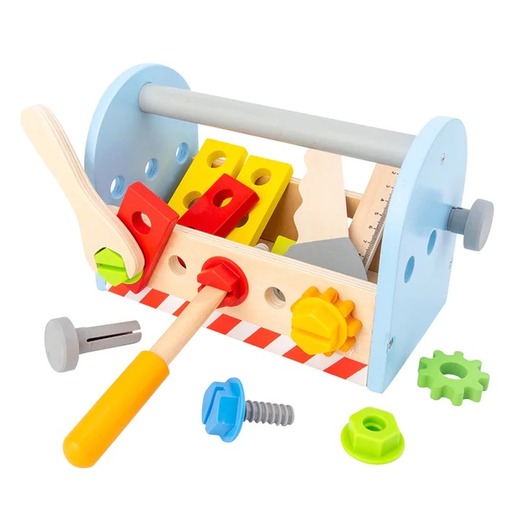 KINDER HOME Drveni alat u torbi,set za igru V03D150