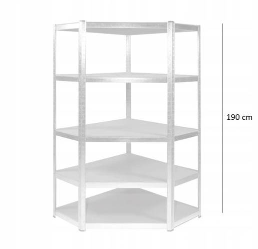 Chomik Metalna ugaona polica 5 nivoa GWI0892