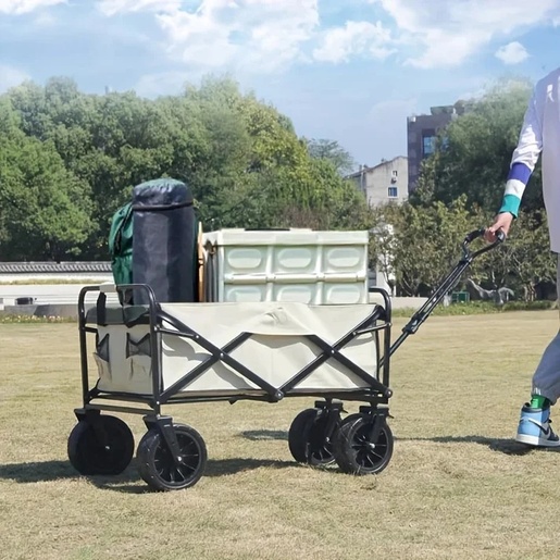 Bolzz Kolica za plazu hakli crem BOLKOLCREM