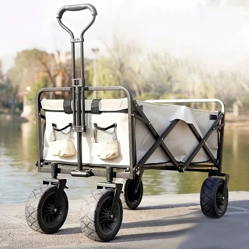 Bolzz Kolica za plazu hakli crem BOLKOLCREM