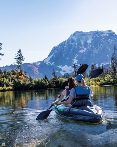 Intex Challenger k2 kajak na naduvavanje za 2 osobe, vesla, pumpa, pokrivač, 68306