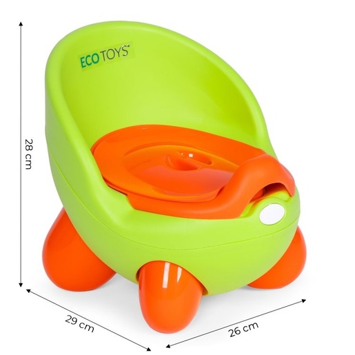 Eco Toys Noša za decu sa uklonivim umetkom i neklizajućim nogicama, zelena, PP112 GREEN